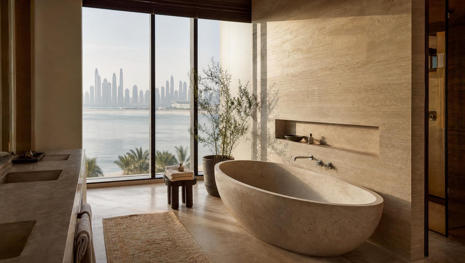 Contemporary bathroom interior